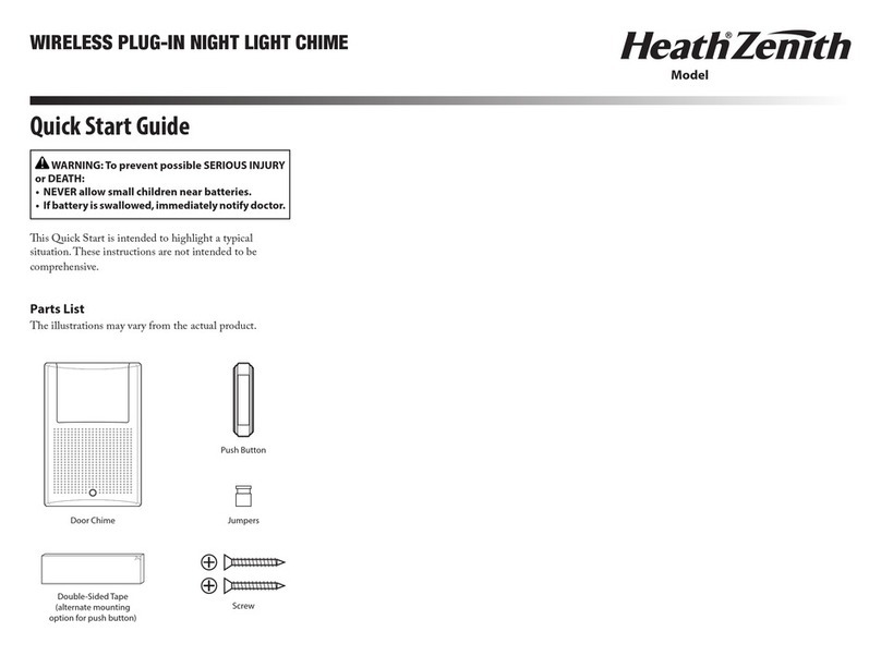 Heath Zenith SL-7776-03 quick start guide Heath Zenith SL-7776-03 quick start guide