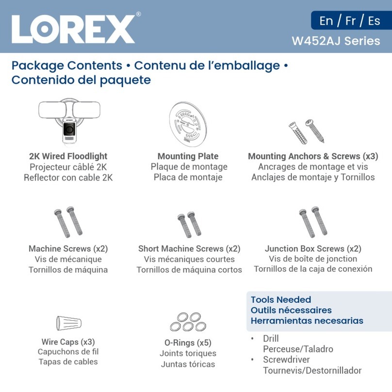 Lorex W452AJ Series User manual