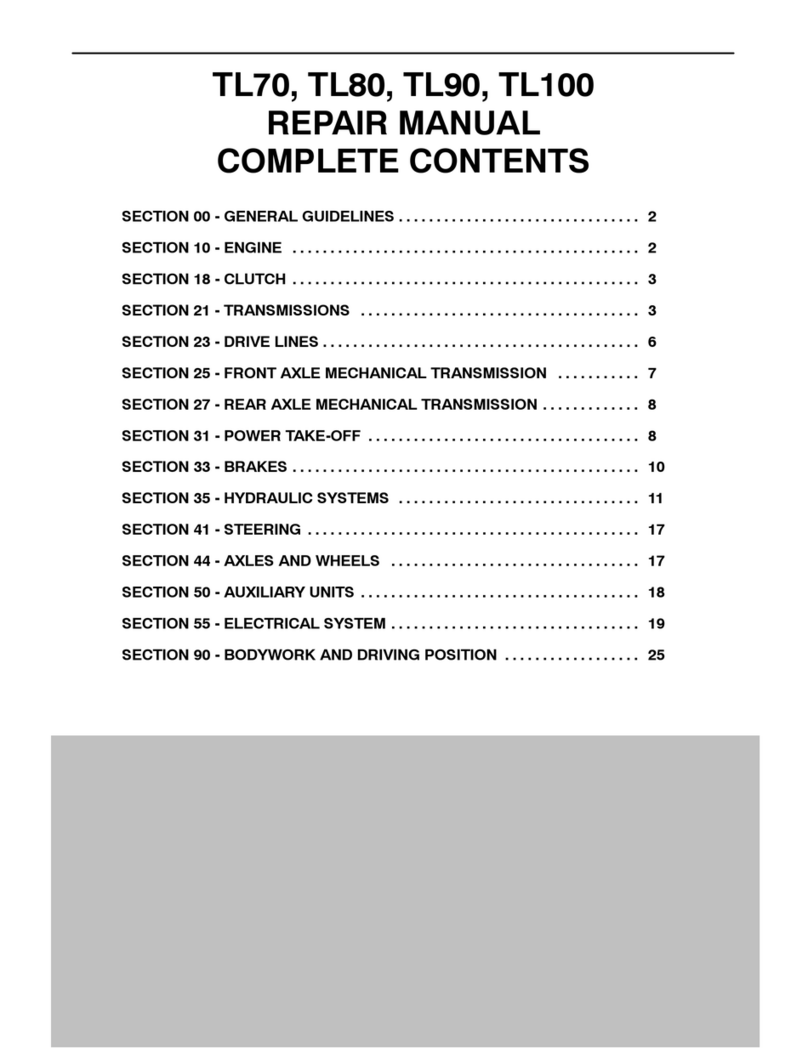 New Holland TL70 Operating instructions