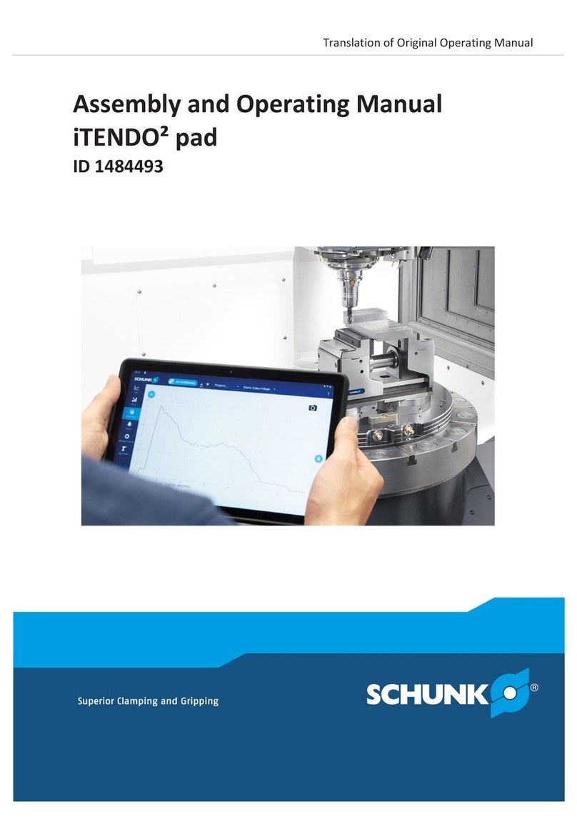 SCHUNK iTENDO2 pad Assembly and operating manual