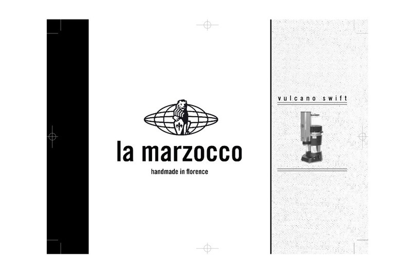 La Marzocco vulcano swift instruction manual