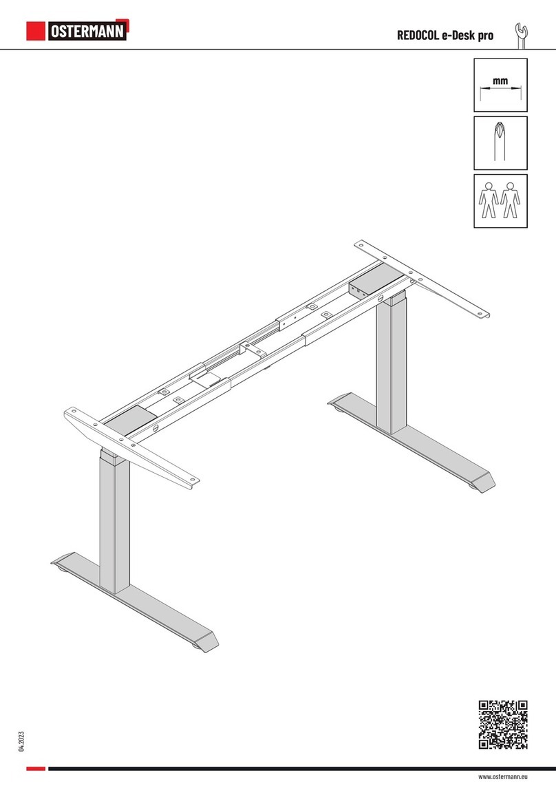 Ostermann REDOCOL e-Desk pro Assembly instructions