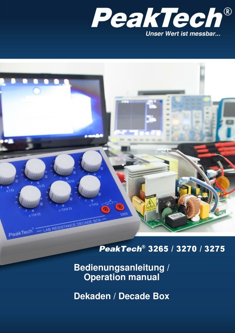 PeakTech 3265 Operation manual