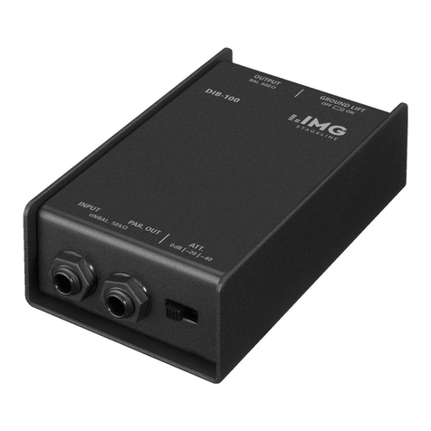 Monacor IMG STAGELINE DIB-100 User manual