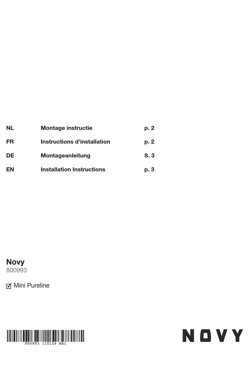 Novy Mini Pureline 800993 installation instructions