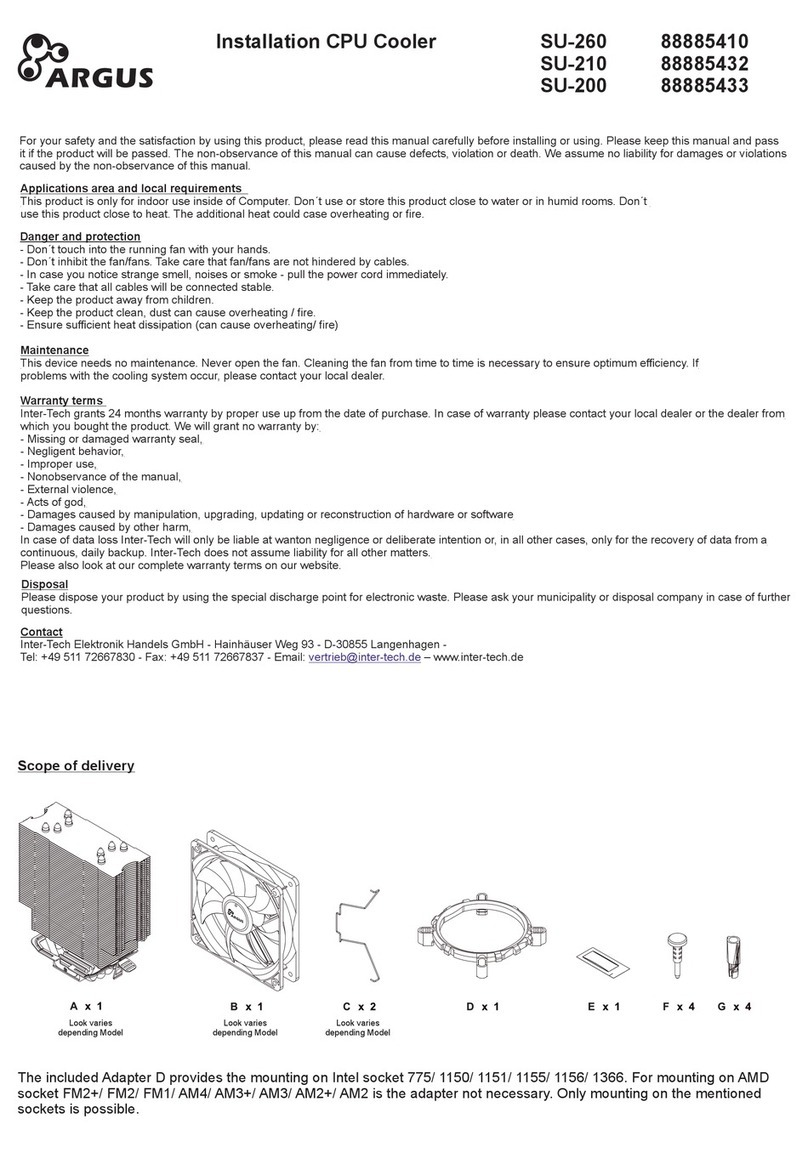 Argus SU-260 User manual