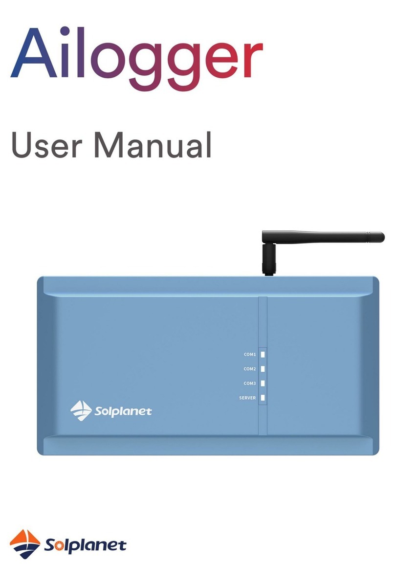 Solplanet Ailogger user manual