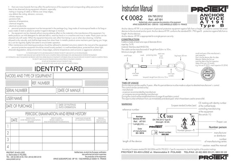 Protekt AT191 instruction manual