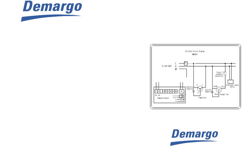 Demargo DM828NF Installation and operating instructions