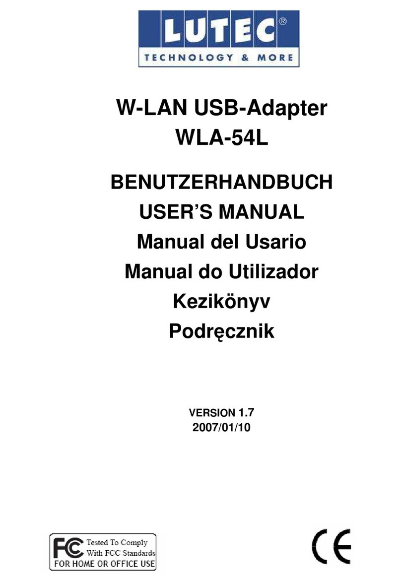 LUTEC WLA-54L user manual