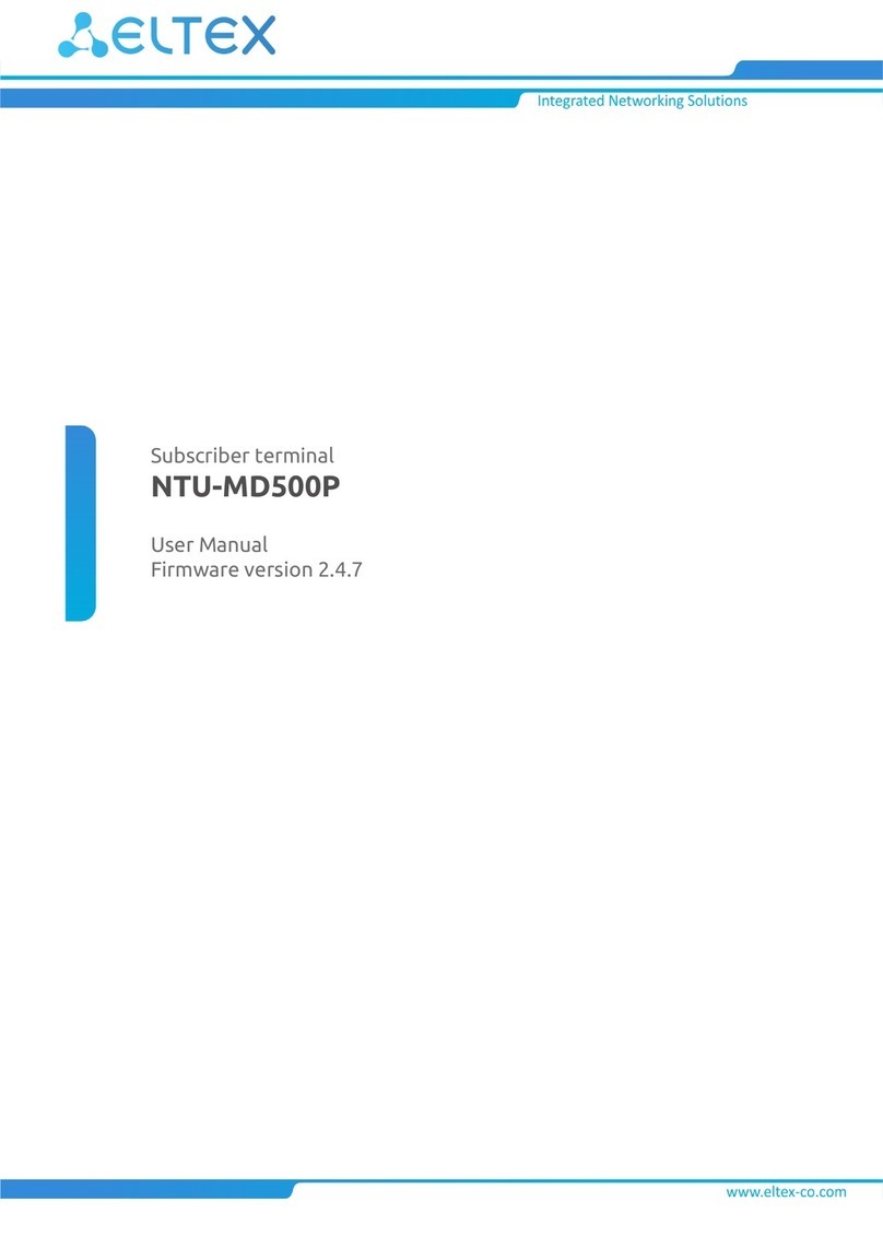 ELTEX NTU-MD500P user manual