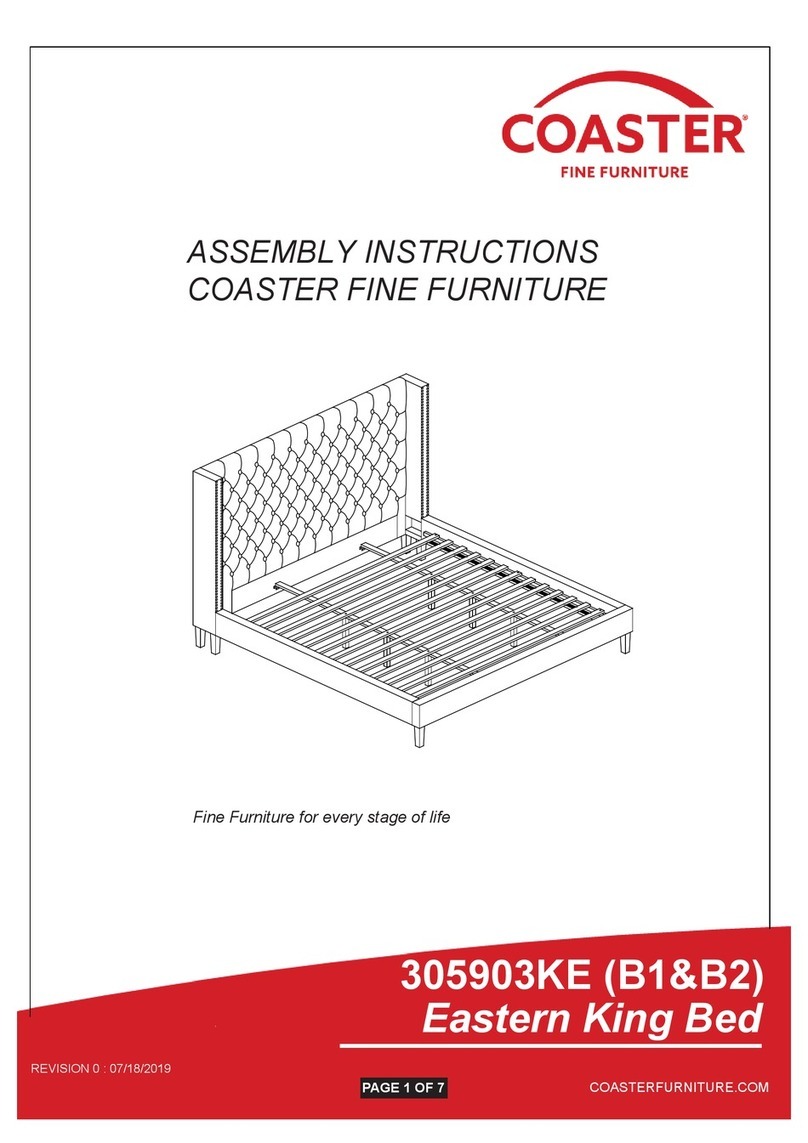 Coaster 305903KE B1 User manual