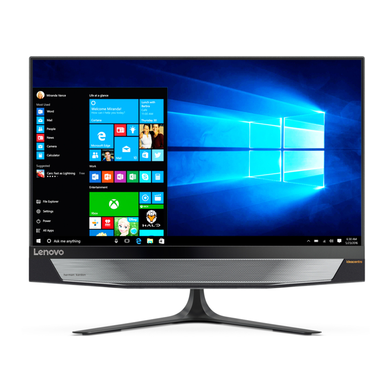 Lenovo ideacentre AIO 720 Series quick start guide