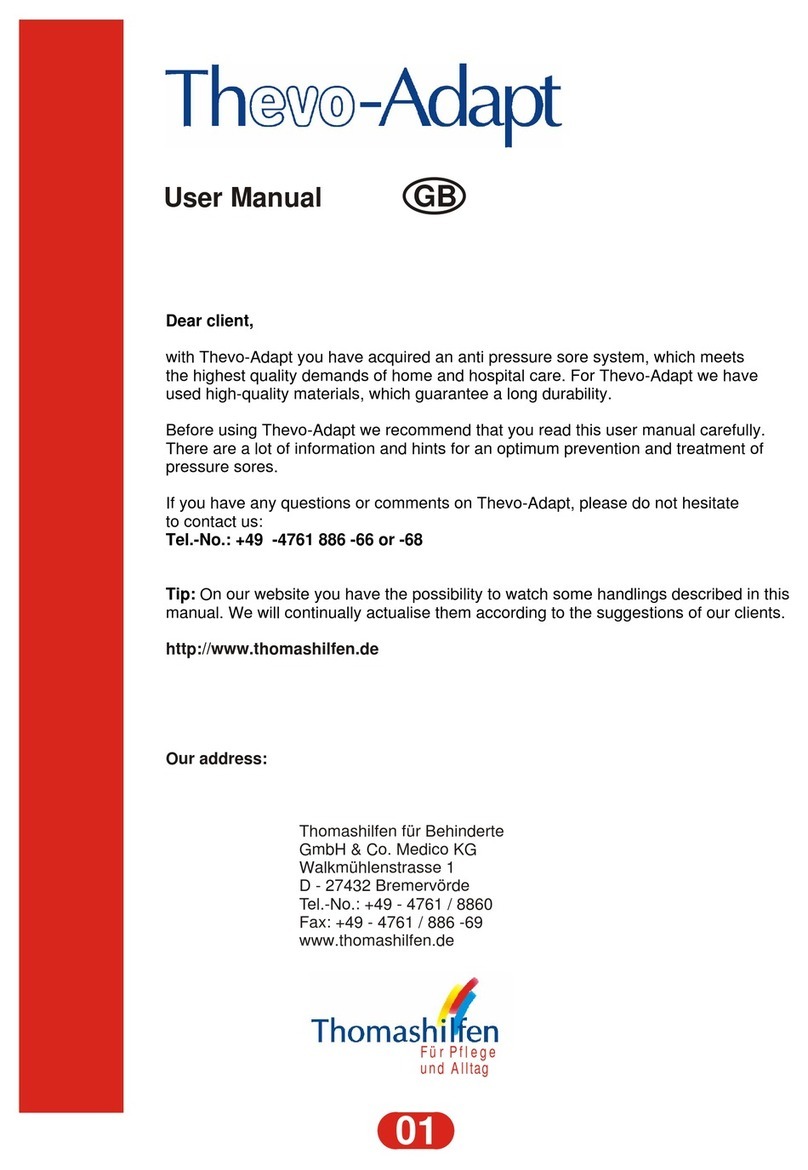 Thomashilfen Thevo-Adapt user manual