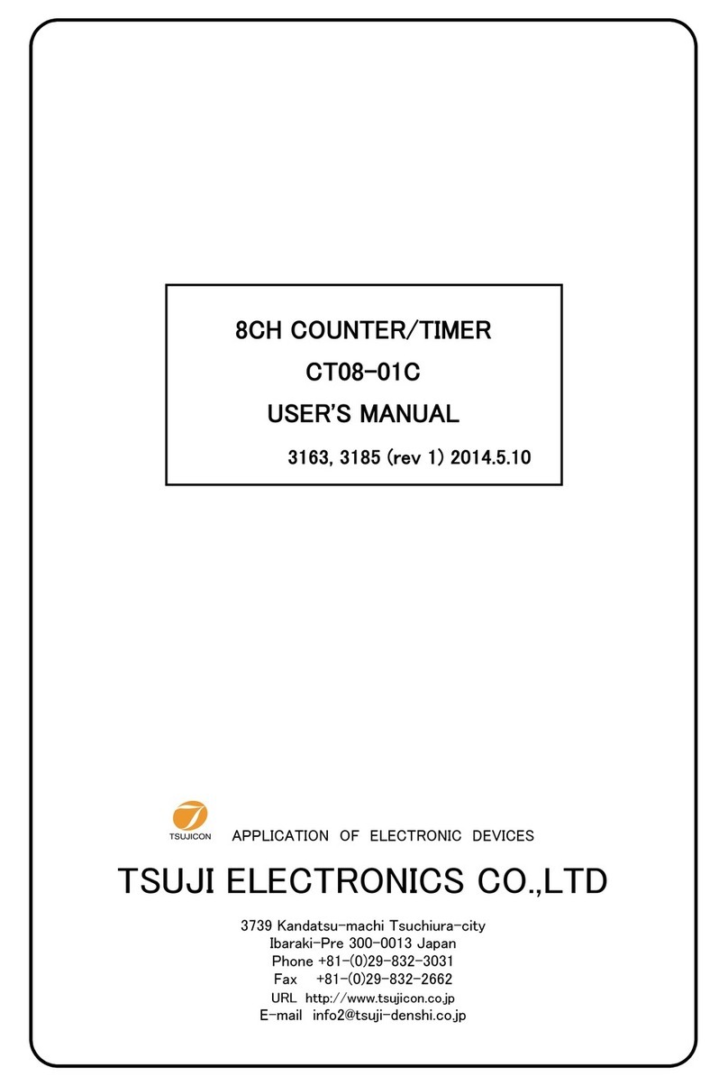 TSUJI ELECTRONICS CT08-01C user manual
