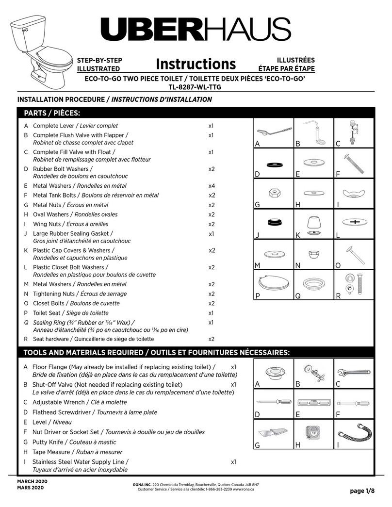 Uberhaus TL-8287-WL-TTG instructions