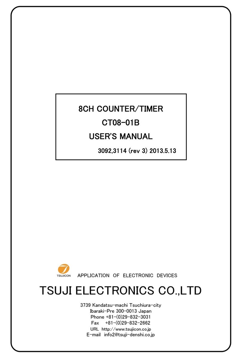 TSUJI ELECTRONICS CT08-01B User manual