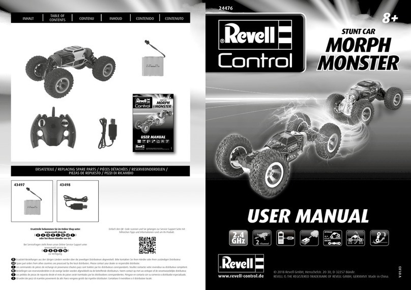 Revell Control Stunt Car Morph Monster User manual