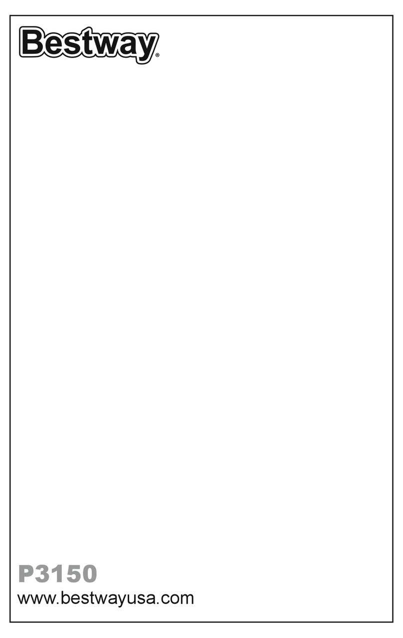 Bestway Built-in Sidewinder P3150 owner's manual