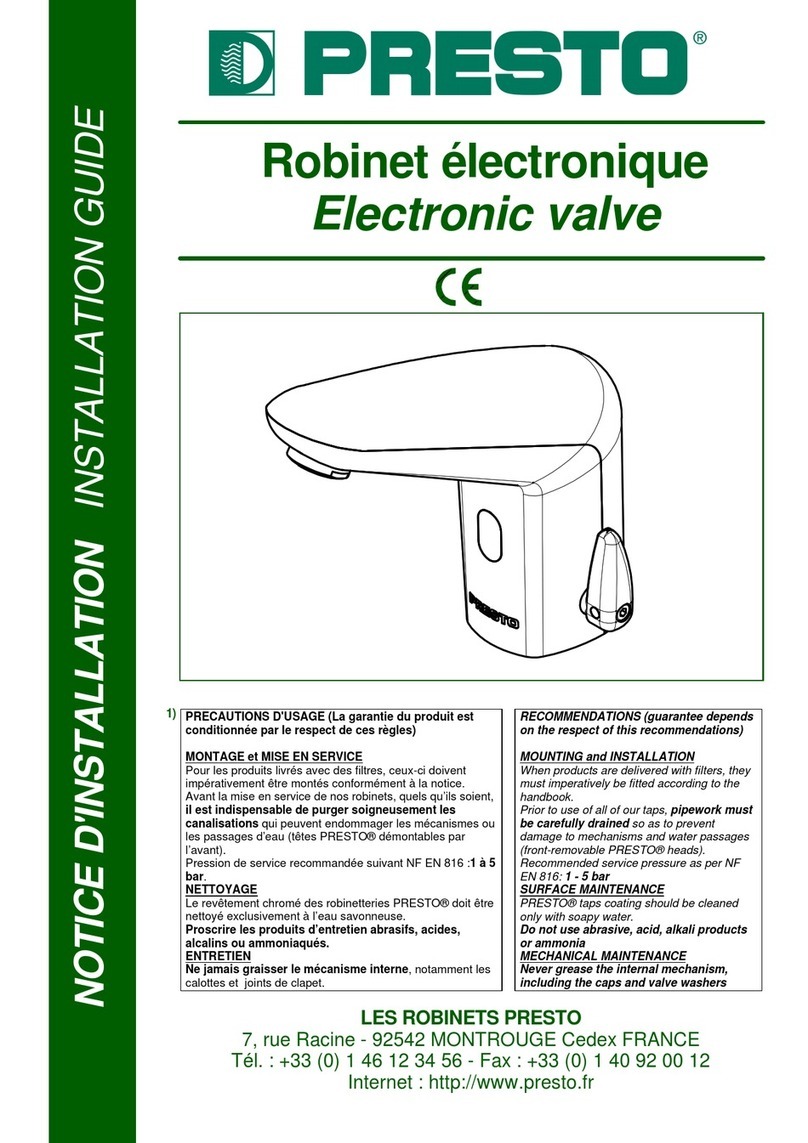 Presto 55050 User manual