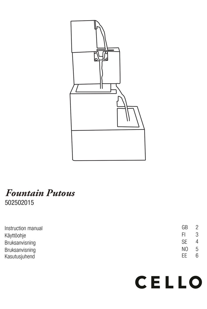 Cello Putous instruction manual