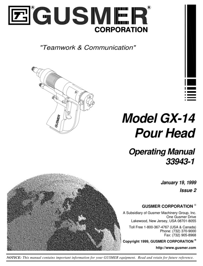 GUSMER GX-14 User manual