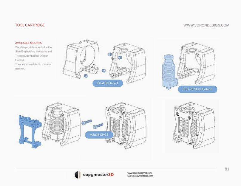 copymaster3D Voron Trident User manual