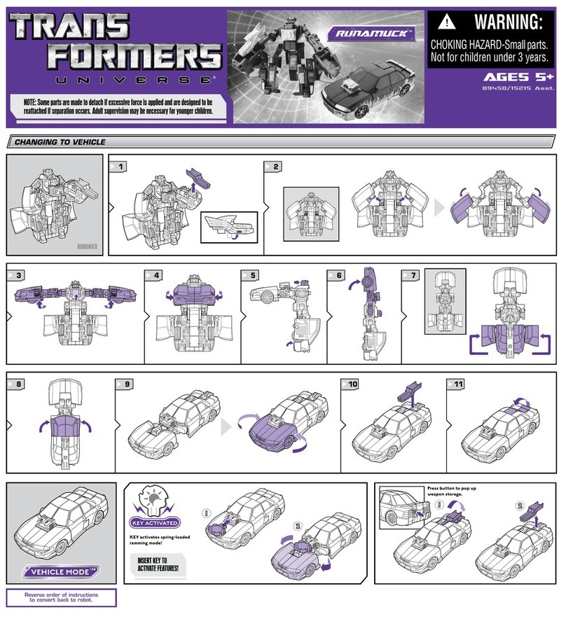 Hasbro Transformers Universe Buzzsaw User manual