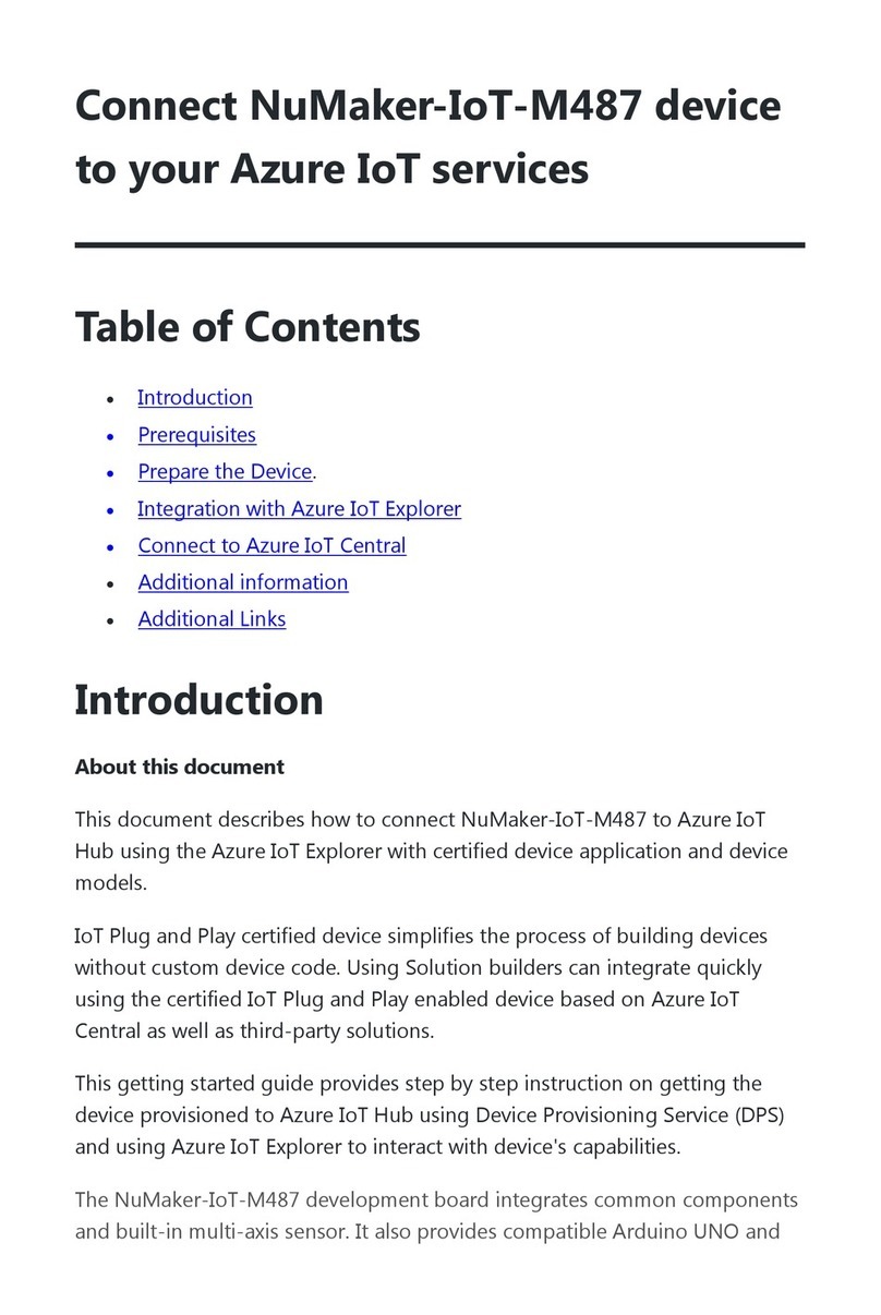 Nuvoton NuMicro NuMaker-IoT-M487 Connecting guide