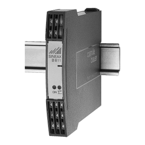 Camille Bauer Gossen MetraWatt SINEAX B 811 User manual