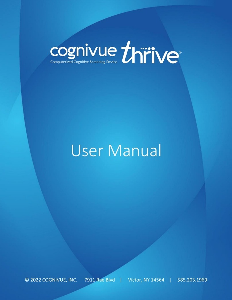 Cognivue Thrive user manual