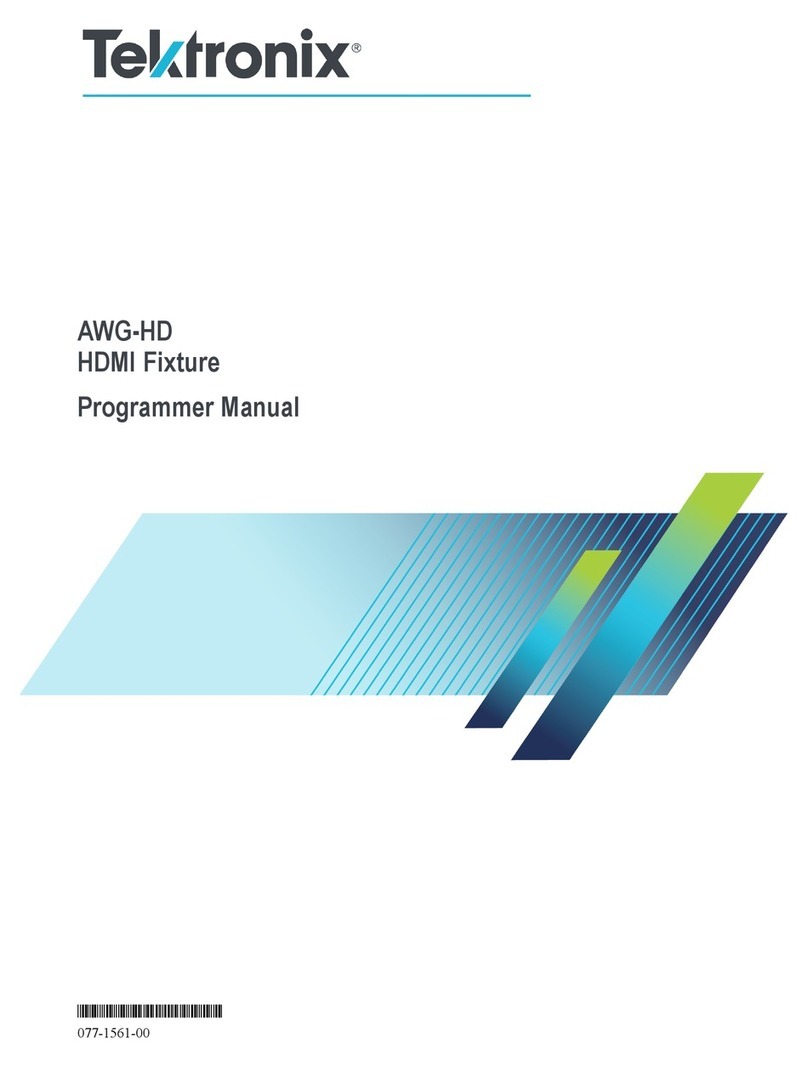 Tektronix AWG-HD Operating and maintenance manual