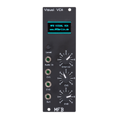 MFB Visual VCA operating manual