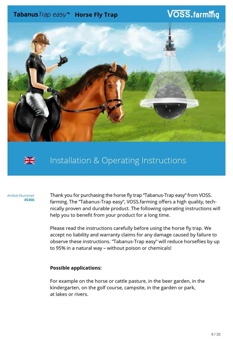 VOSS.farming TabanusTrap easy Installation & operating instructions