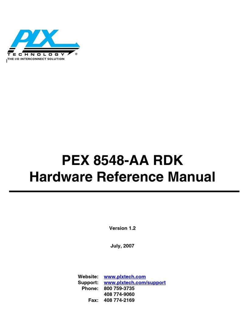 PLX Technology PEX 8548-AA RDK Hardware reference manual