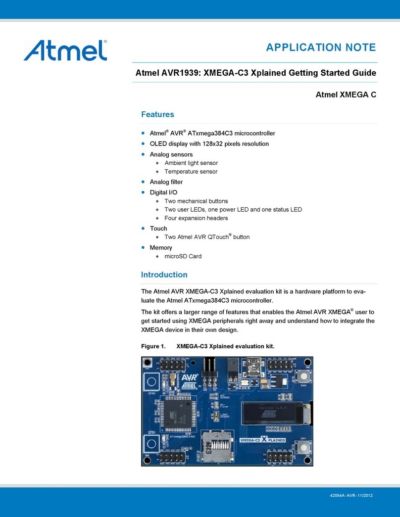 Atmel AVR1939 Installation and operating instructions
