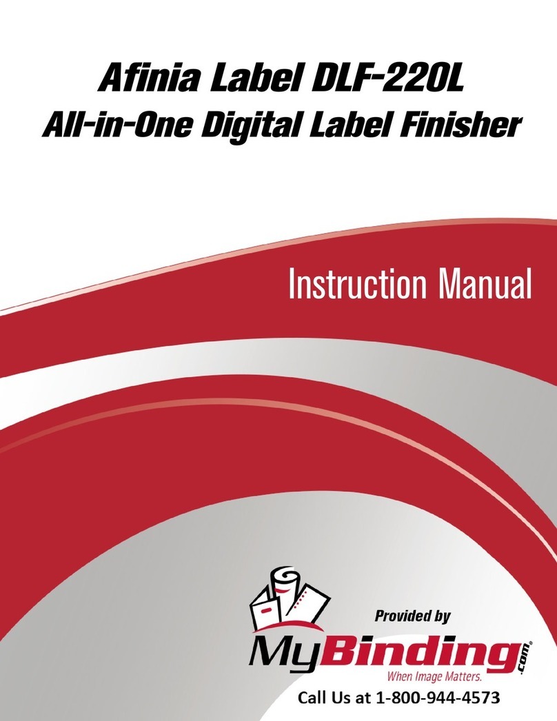 AFINIA LABEL DLF-220L instruction manual