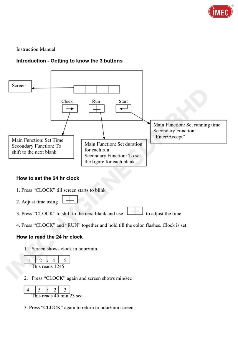 imec PRO D579 instruction manual