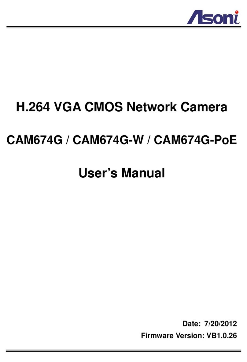 Asoni CAM674G user manual