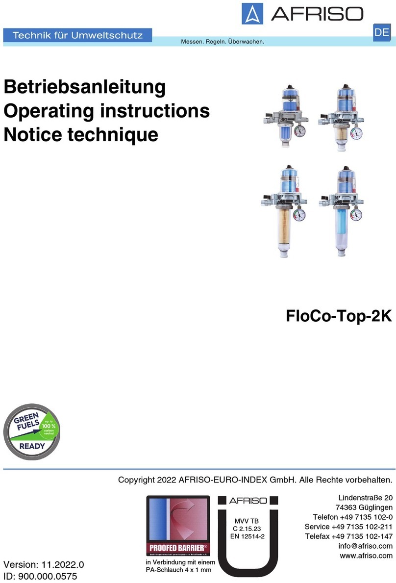 AFRISO FloCo-Top-2K operating instructions