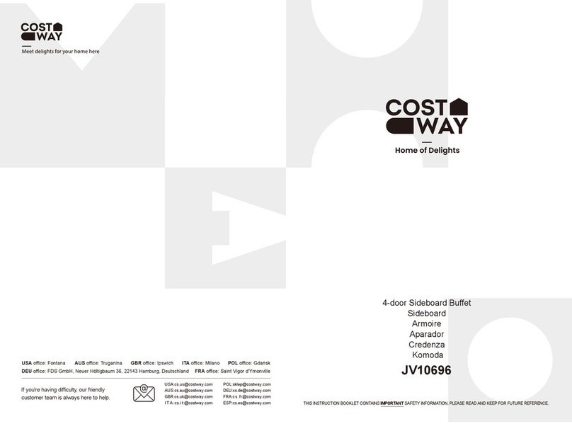 Costway JV10696 User manual