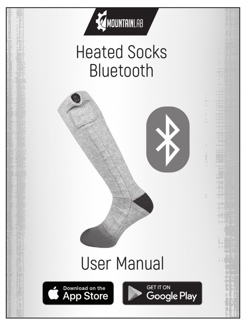 Mountain Lab Gear Heated Socks Bluetooth user manual