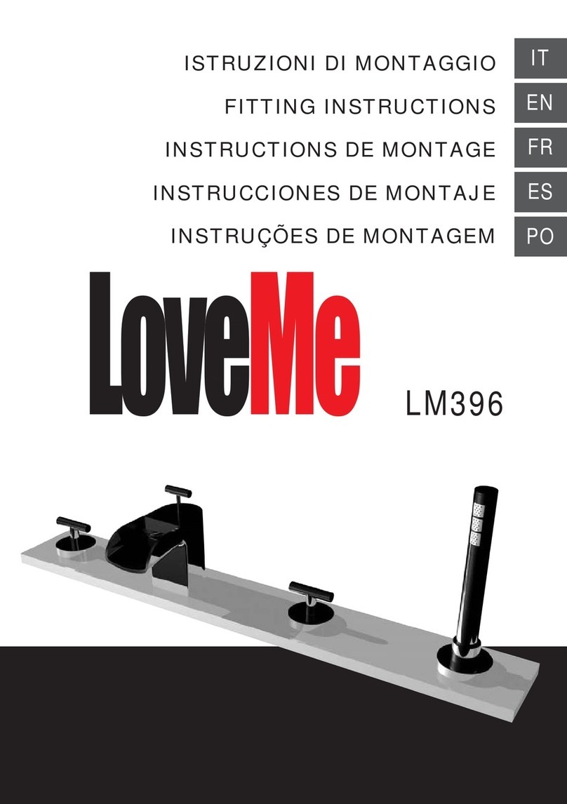 IB RUBINETTERIE LoveMe LM396 Fitting instructions