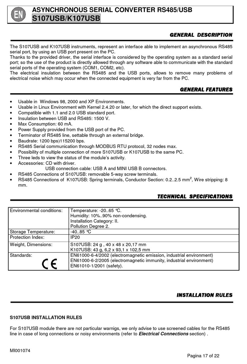 Seneca S107USB manual