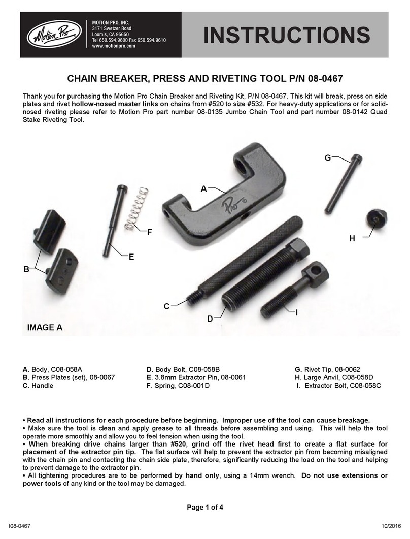 Motion Pro 08-0467 User manual