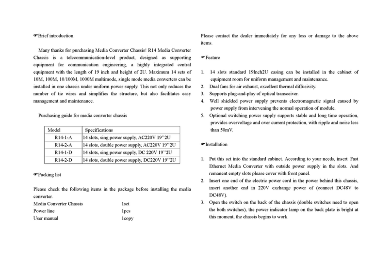 elink R14 user manual