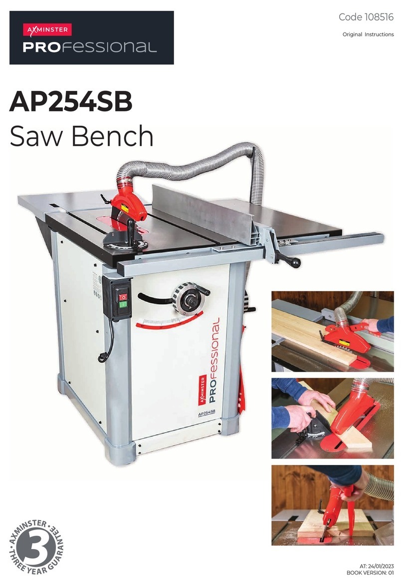 Axminster PROFESSIONAL AP254SB manual