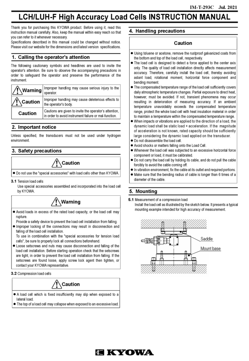 KYOWA LCH instruction manual