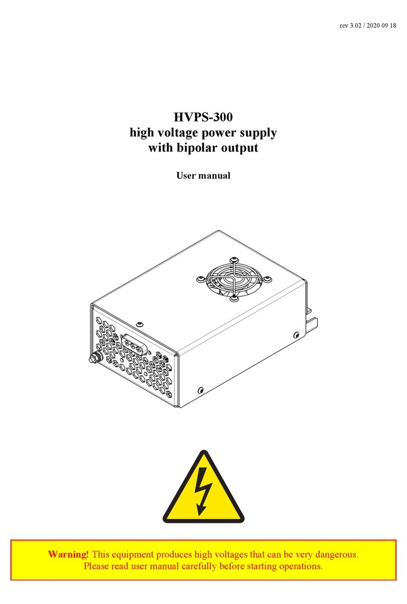 OEM HVPS-300 user manual
