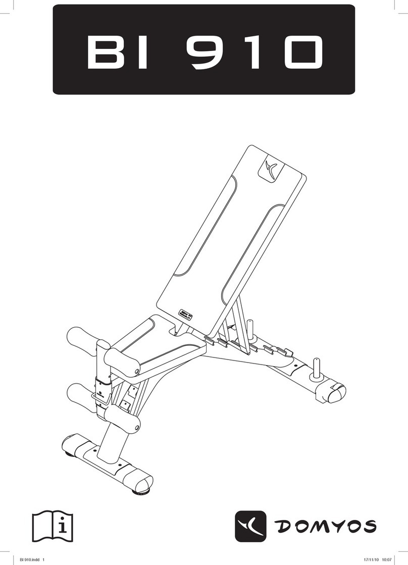 Domyos BI 910 quick start guide